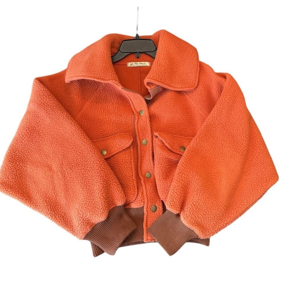 We The Free Shasta Snap-Up Fleece Bomber Jacket - Picture 2 of 10